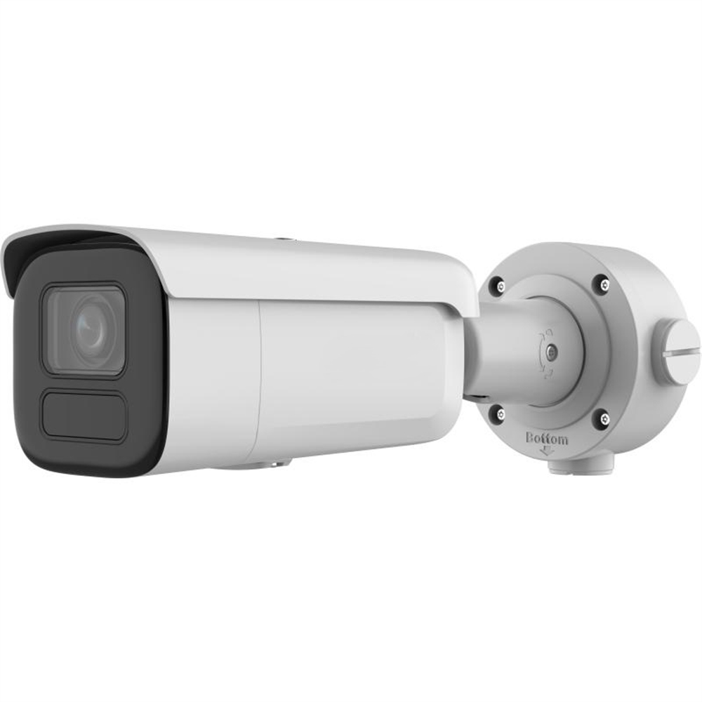 CAMERA IP BULLET 8MP OPTICA VFM (2.8-12MM) IR 60M POE ALARMA ACUSENSE FACIAL WDR 120DB H.265+ IP67 IK10